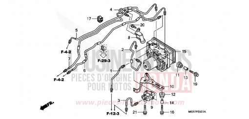 MODULATORE ABS (CBF600SA8/NA8) CBF600NA8 di 2008